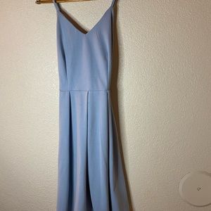 A-line cross-strap dress